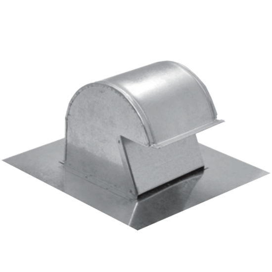 Fantech Fan Accessories - RC4 Galvanized Roof Cap for Round Duct - 4" - Click Image to Close